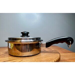Saladmaster  Stainless Steel 8 inch( 2 quart)  Skillet/ Sauce Pan  with Vapo Li
